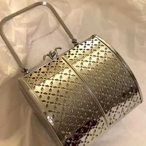 Vintage Stainless Steel Purse, 1960’s. Made in Japan - Imports by H. L.